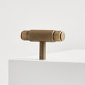 Barra a T 3146 | Zigrinata | Ottone Antico