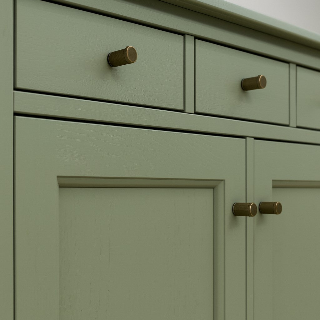 Pomello 3146 | Zigrinato | Ottone Antico