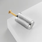 Knob 3146 | Ribbed | Chrome
