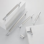 Knob 3146 | Ribbed | Chrome