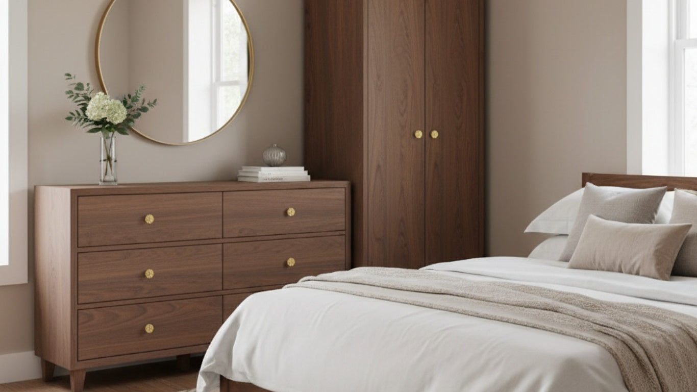 Knop CH014H | Gehamerd | Messing