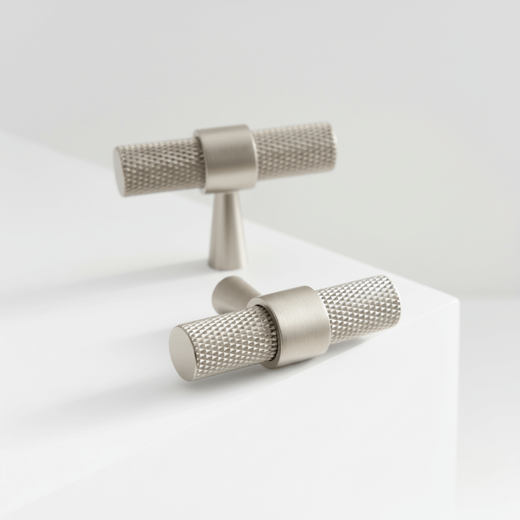 T-bar CH016 | Knurled | nickel