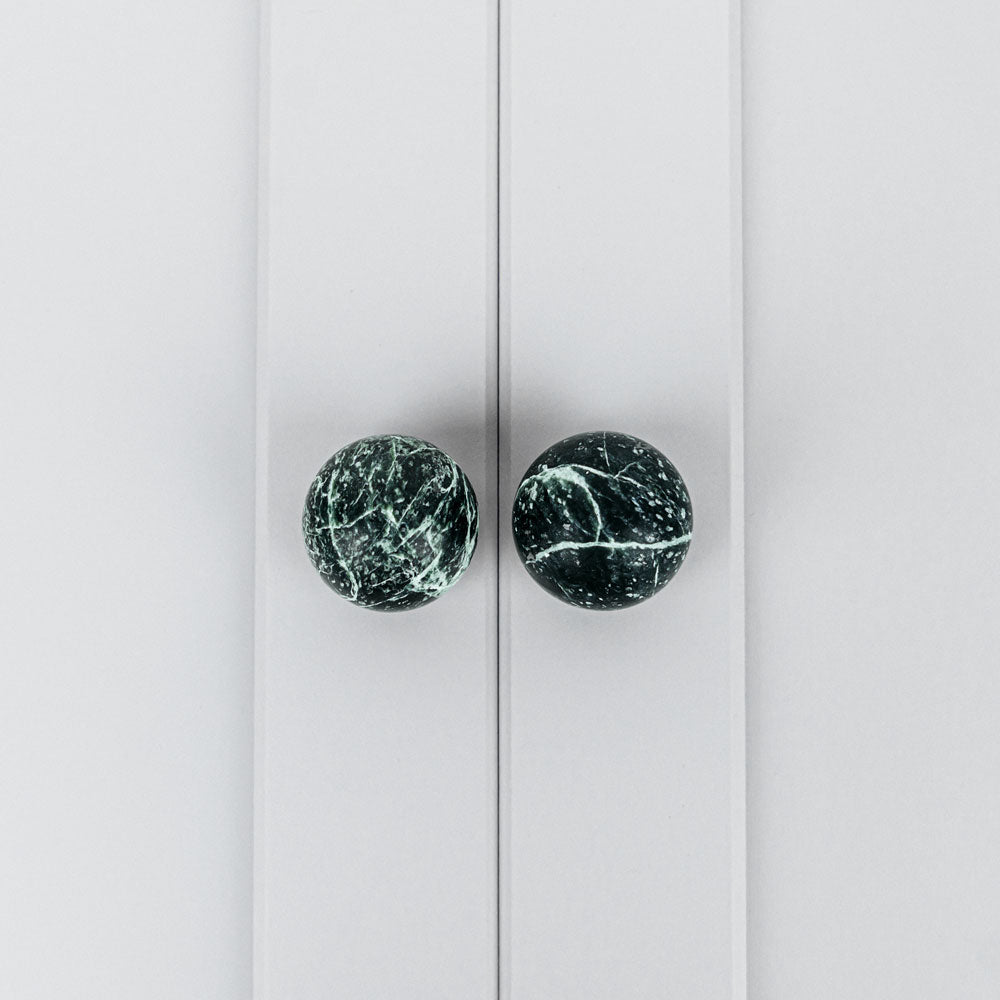 Knopf DR101 | Marmor | Green Flower 