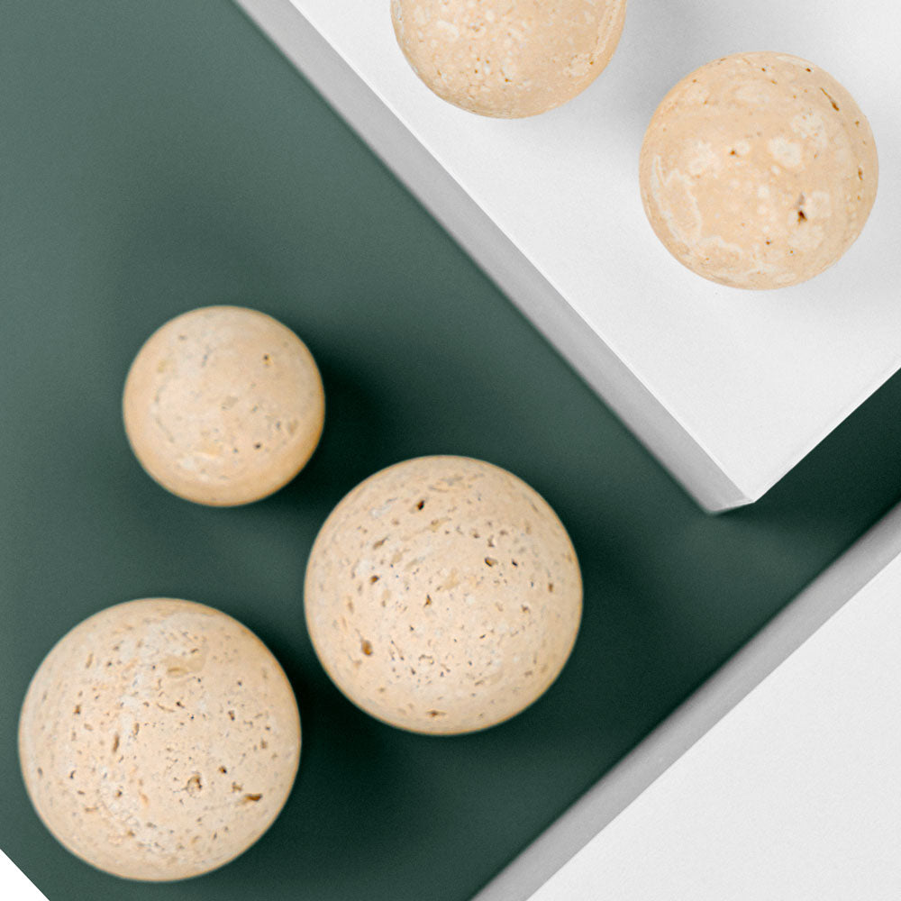 Gałka DR101 | Marmur | Travertine