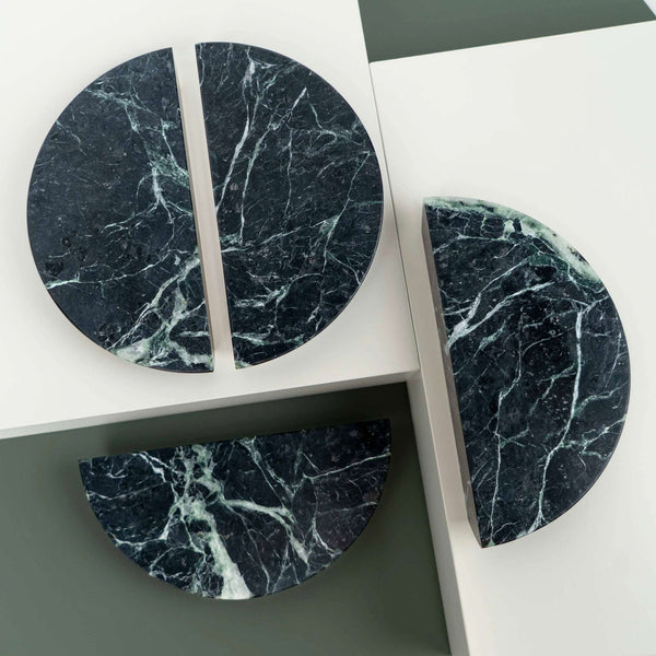 Handle DR102 | Marble | Green Flower (SET)