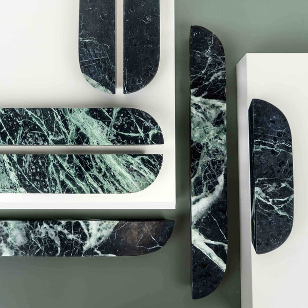 Handle DR103 | Marble | Green Flower (SET)