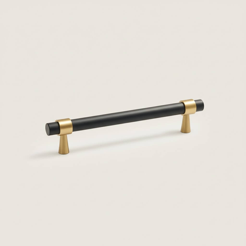 Handle CH016A | Black + Brass
