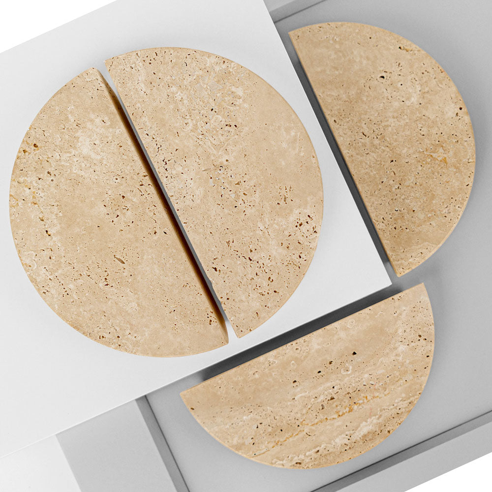 Poignée DR102 | Marbre | Travertine (SET)