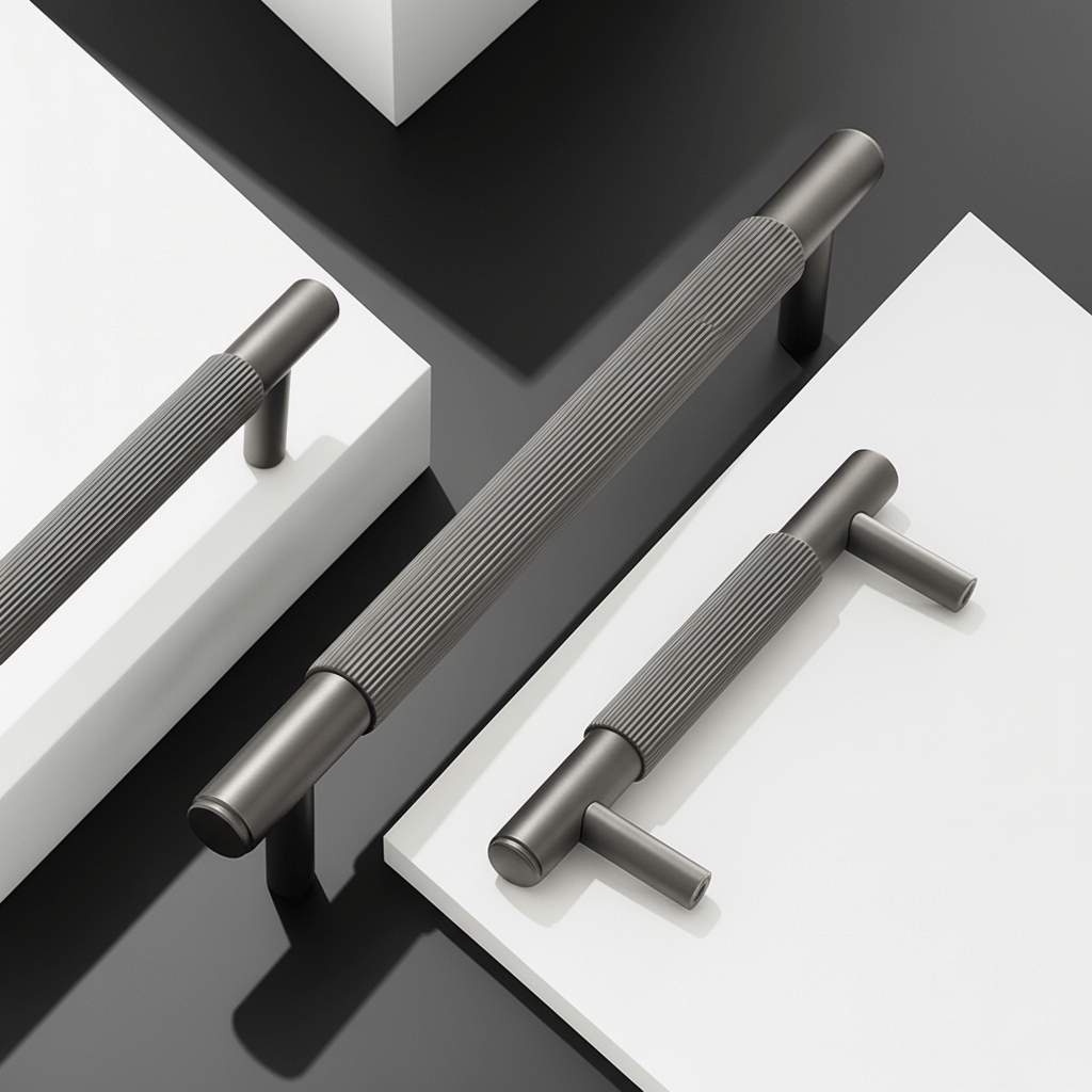 Griff 3100 | Gerillt | Anthrazitgrau