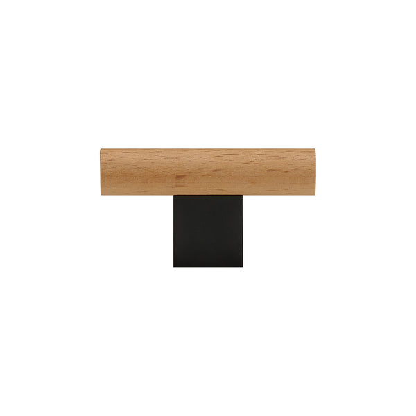 T-Bar CH076 | Beech Wood + Black