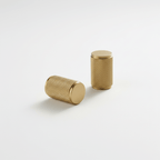 Knob CH035 | Knurled | Brass