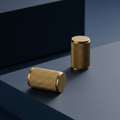 Knob CH035 | Knurled | Brass