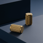 Knob CH035 | Knurled | Brass