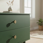 Pomello 1055 | Esagono | Ottone Antico