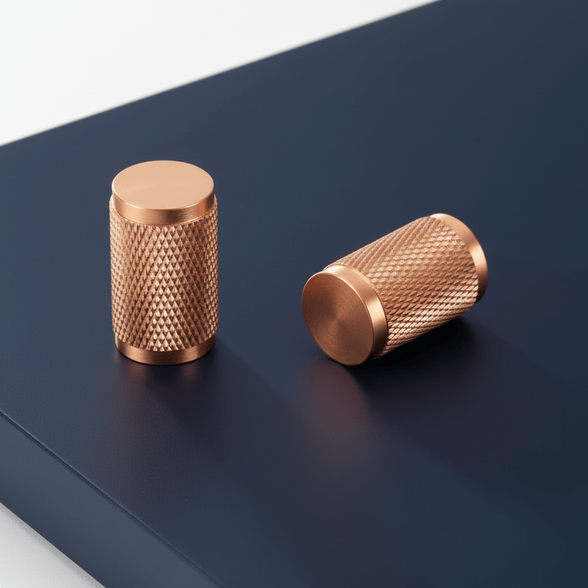 Knob 1040 | Knurled | Copper