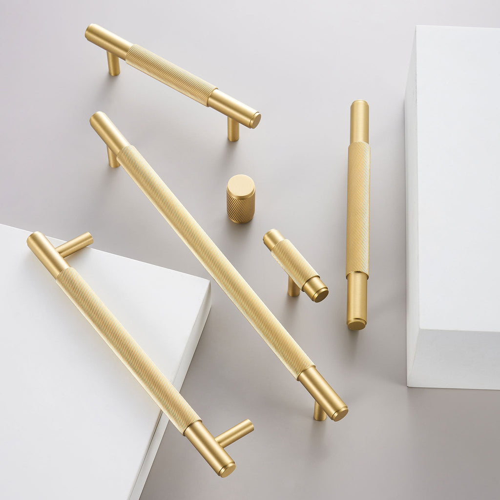 Knob 3146 | Ribbed | Brass