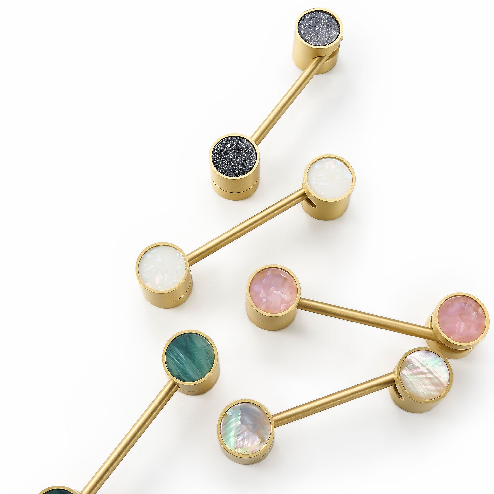 Brass + Abalone shell