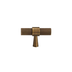 T-bar CH016 | Knurled | Antique Brass