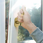 Window handle C01-191C | Knurled | PVD Gold 