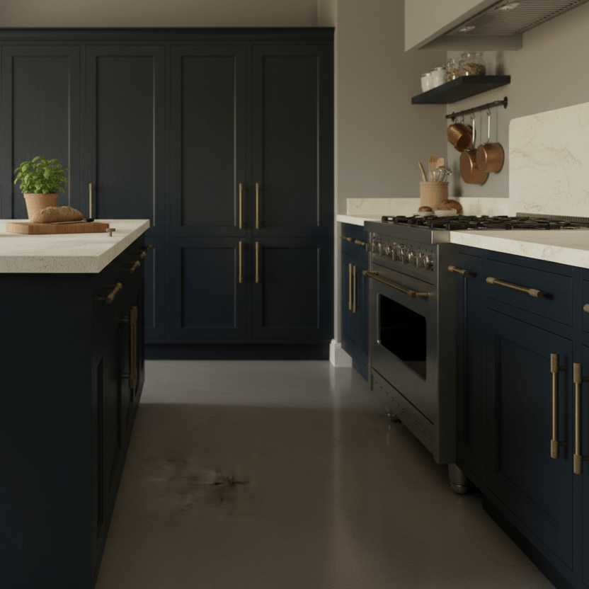 Maniglia 3018 | Zigrinata | Ottone Antico
