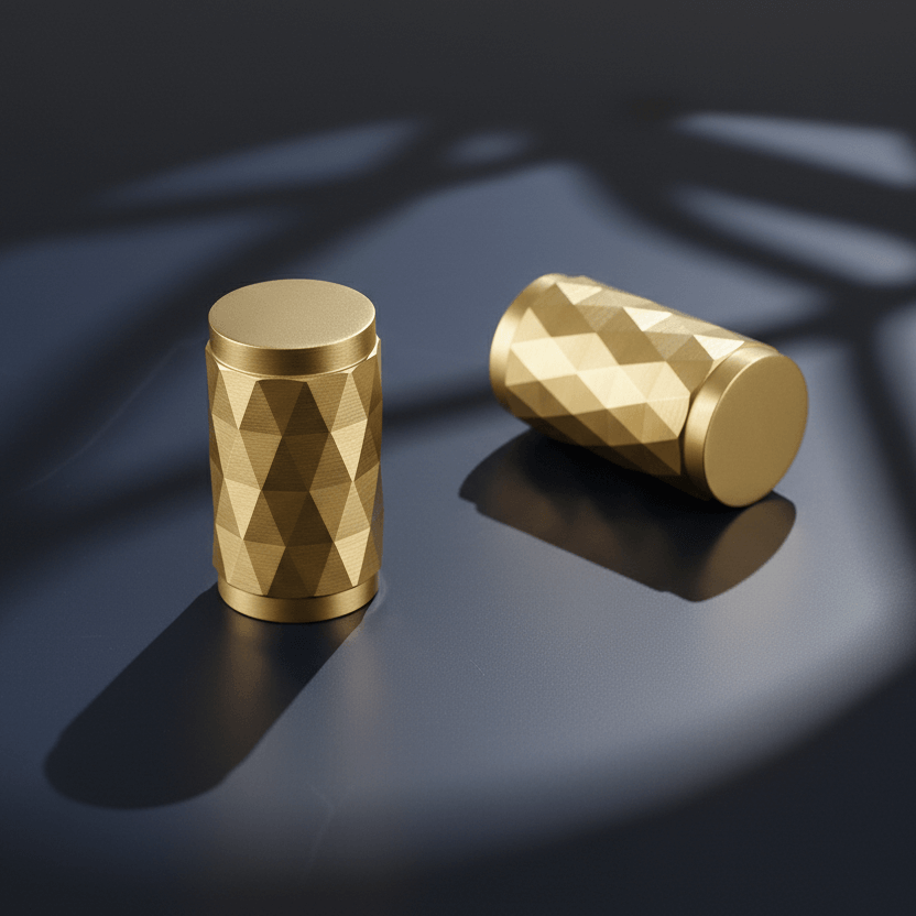 Knop 3117 | Diamant | Messing